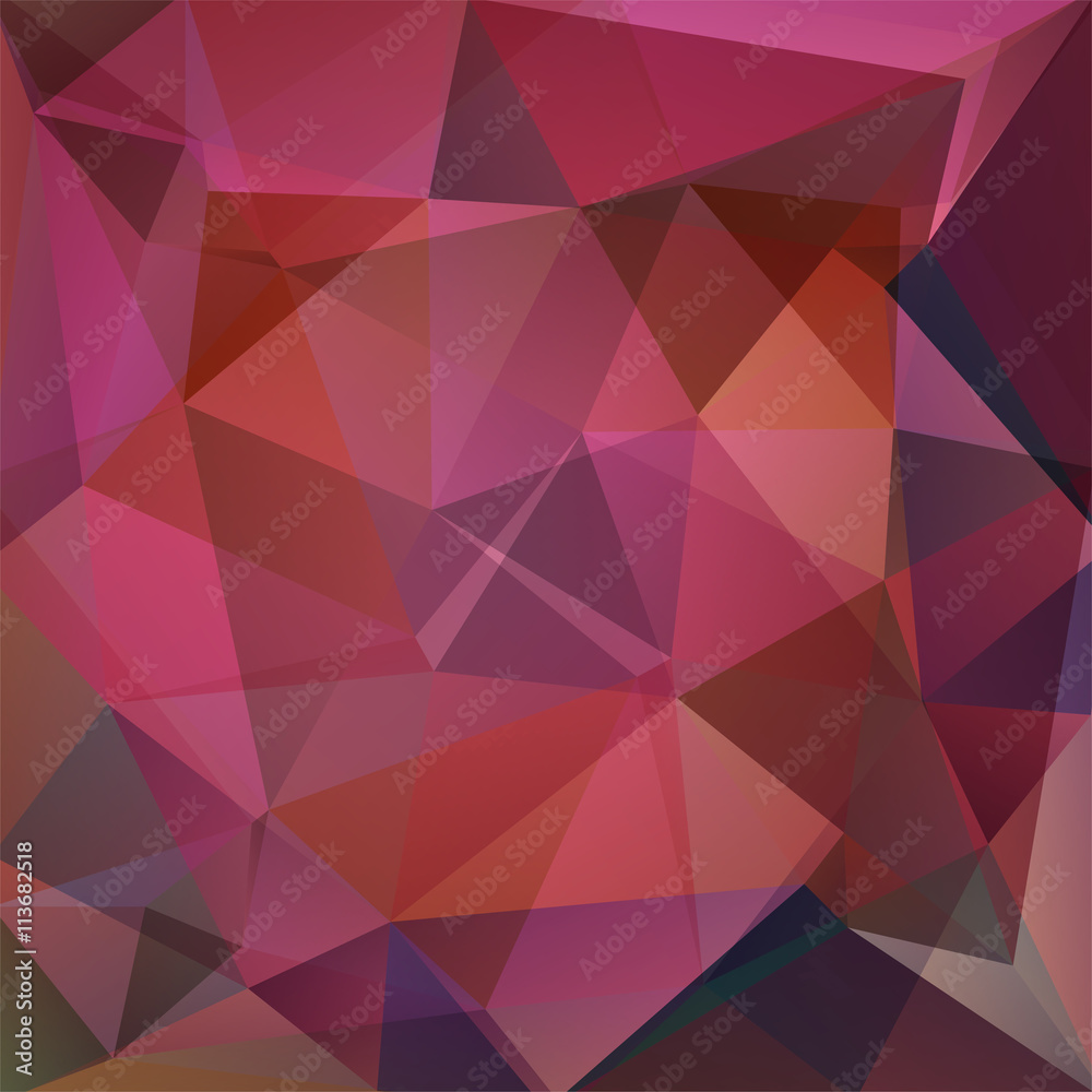 Fototapeta premium abstract background consisting of purple, brown triangles
