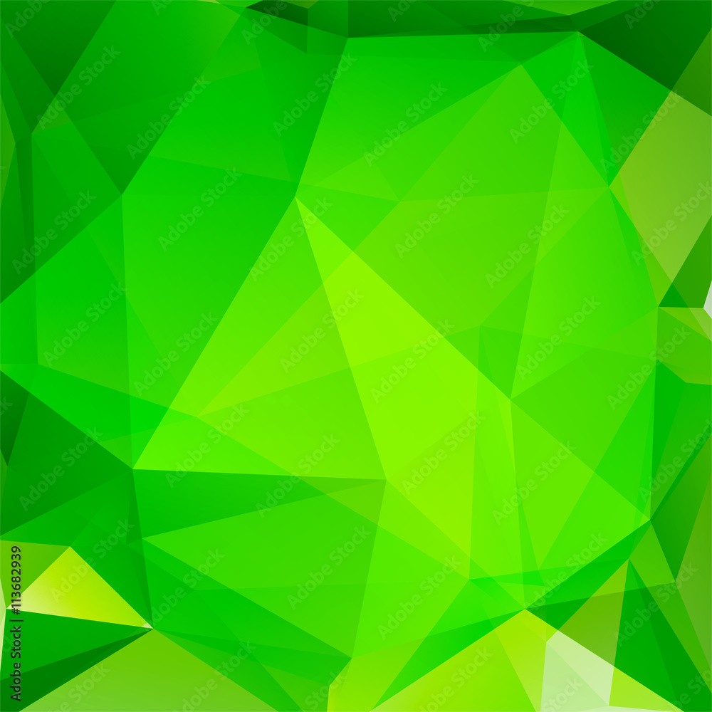 abstract background consisting of green triangles abstract background consisting of green triangles