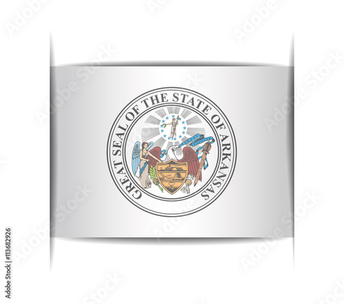 Seal of the state of Arkansas.