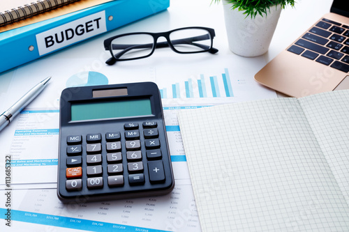 Financial and budget planning concept photo