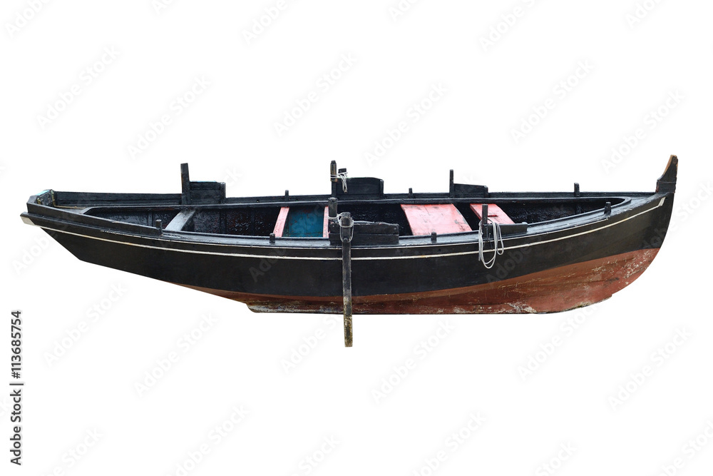 fishing boat Isolated on white background fishing boat Isolated on white background