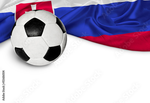 Banner Fu  ball Slowakei