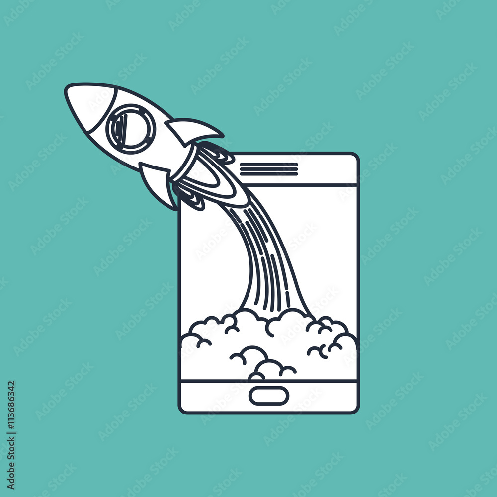 Naklejka premium startup business design