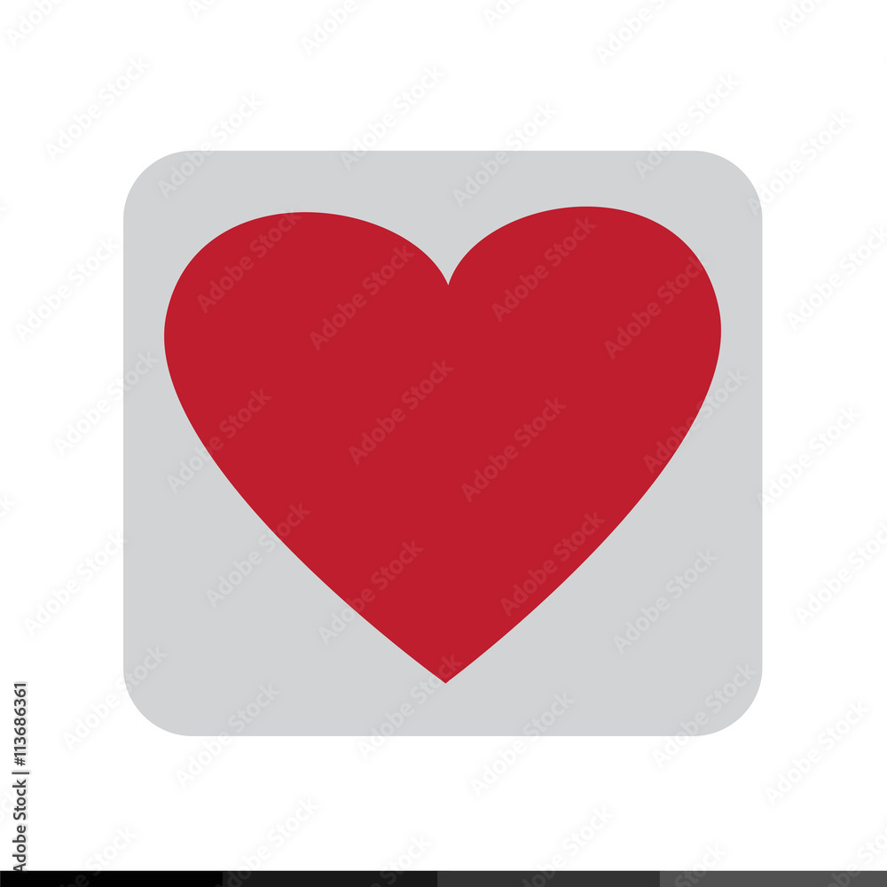 Heart Icon Illustration design Heart Icon Illustration design