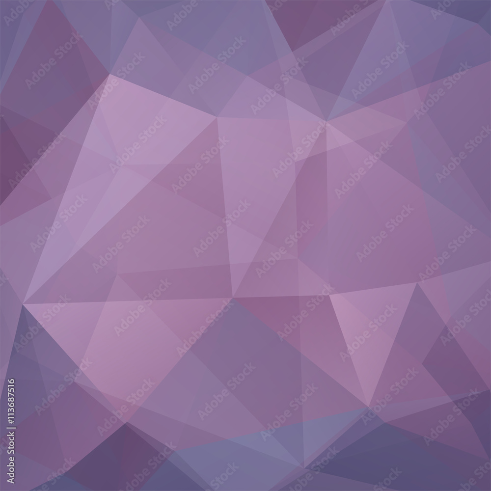 abstract background consisting of violet triangles, vector 