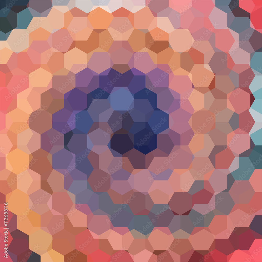 abstract background consisting of brown hexagons abstract background consisting of brown hexagons