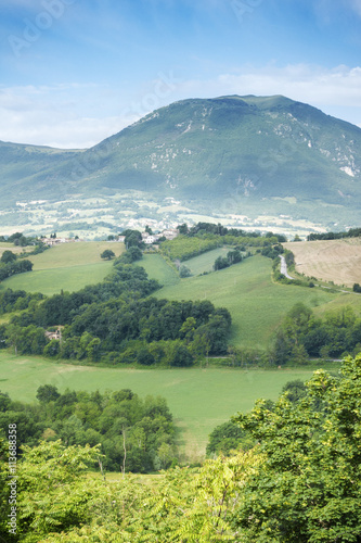 nice view in Italy Marche near Camerino