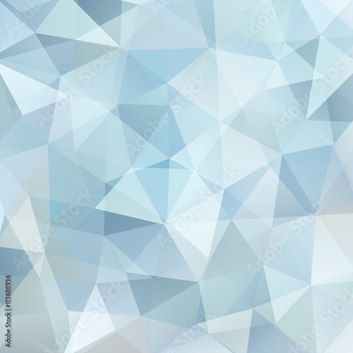 abstract background consisting of light gray, blue triangles