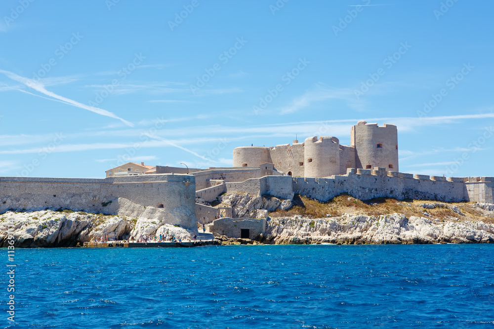 Castle Chateau d'If, near Marseille France.