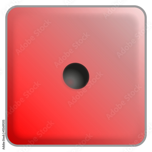 Dé rouge 1