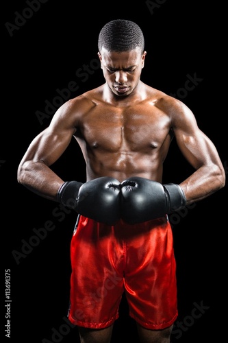 Boxer posing after failure © WavebreakMediaMicro