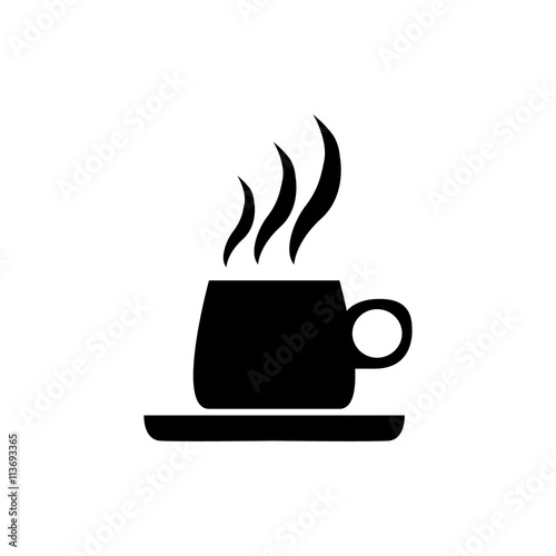 Coffee cup icon. Vector.