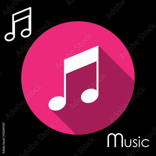 Music Notes Vector Illustration