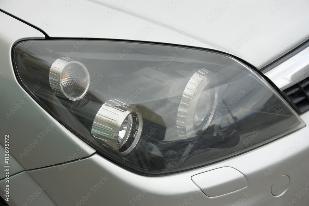 modern car headlight