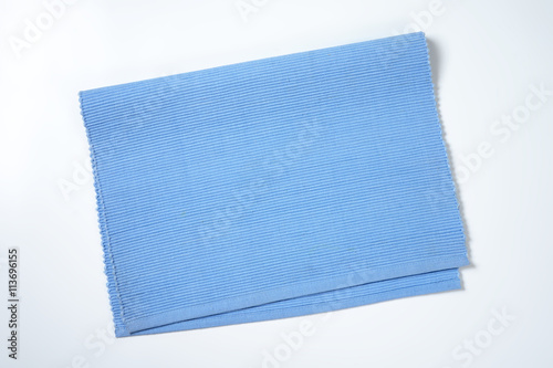 blue cotton place mat