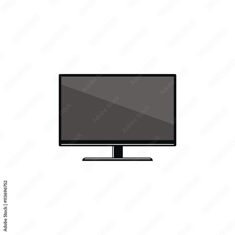 LCD TV vector LCD TV vector