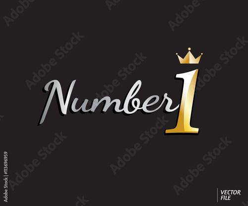 Number 1 logo design. suitable use for logo