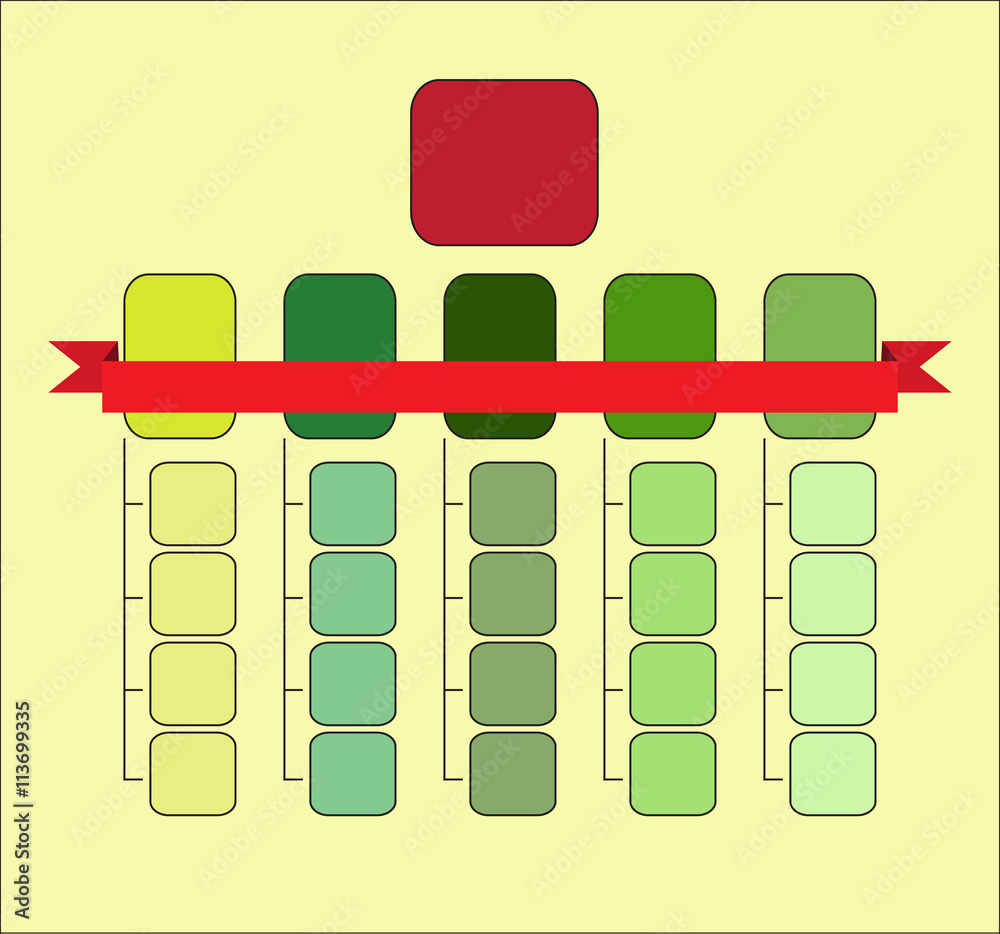 Organizational structure template Stock Vector | Adobe Stock