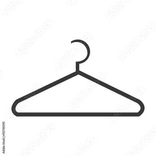 black clothespin, commerce concept over isolated background, vector illustration