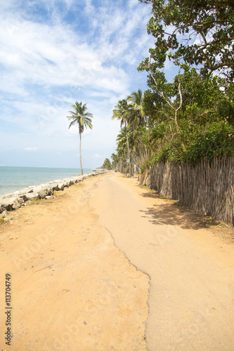 Negombo beach at Sri Lanka