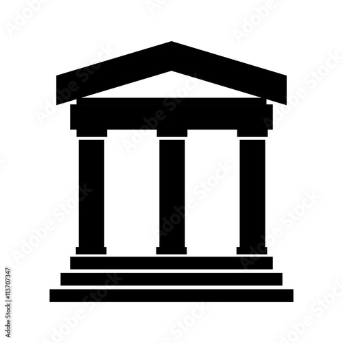 greek or roman building , Vector illustration