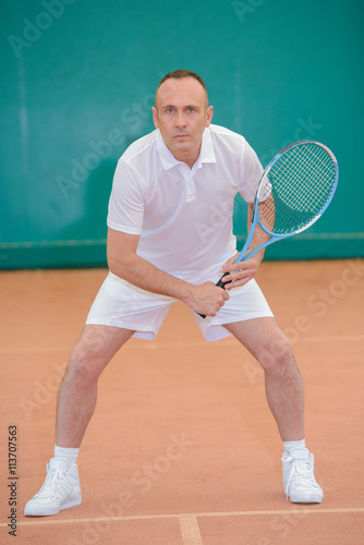 prepared tennis player © auremar