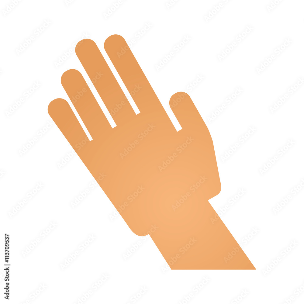 isolated hand design. human body concept , vector graphic isolated hand design. human body concept , vector graphic