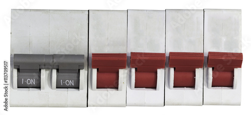 utomatic circuit breaker on a white background.