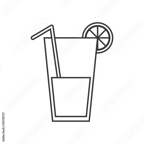 isolated juice design. Healthy lifestyle concept , vector graphi
