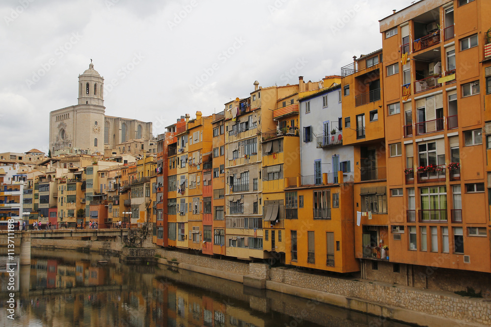 Girona city view