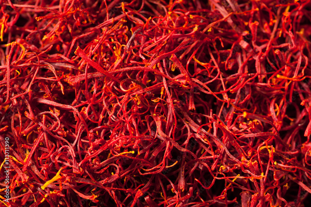Εκτύπωση καμβά Raw Organic Red Saffron Spice