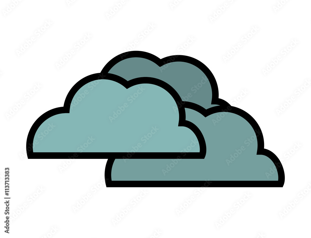 cloud design. isolated weather icon. vector graphic cloud design. isolated weather icon. vector graphic