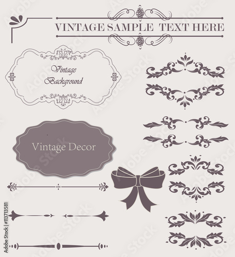 Vintage Vector Frames Free Download
