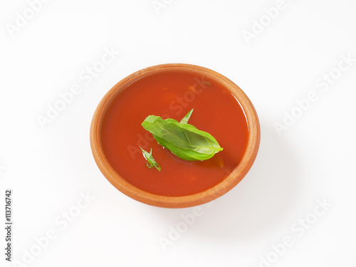 thick tomato soup photo