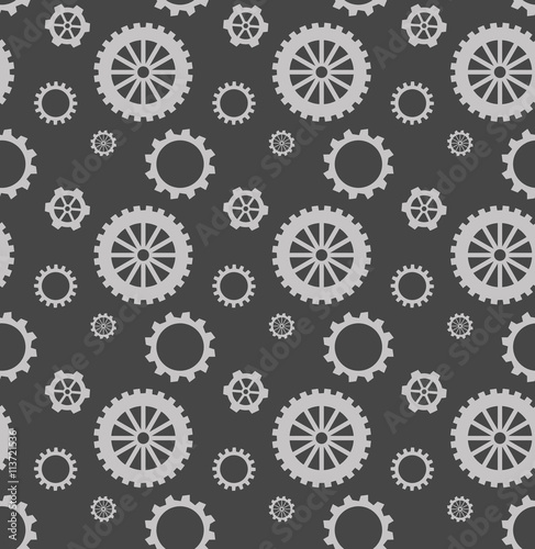 Pattern with gears.