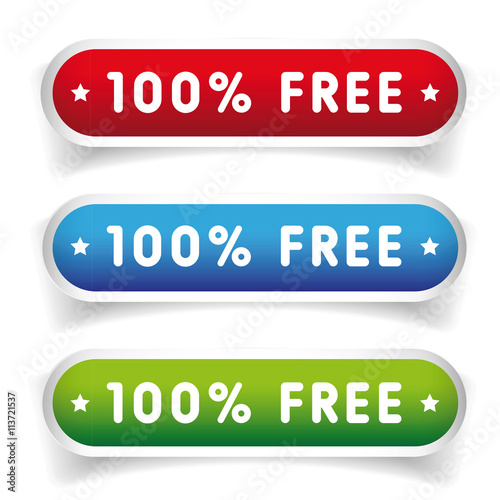 100 pecent free button set