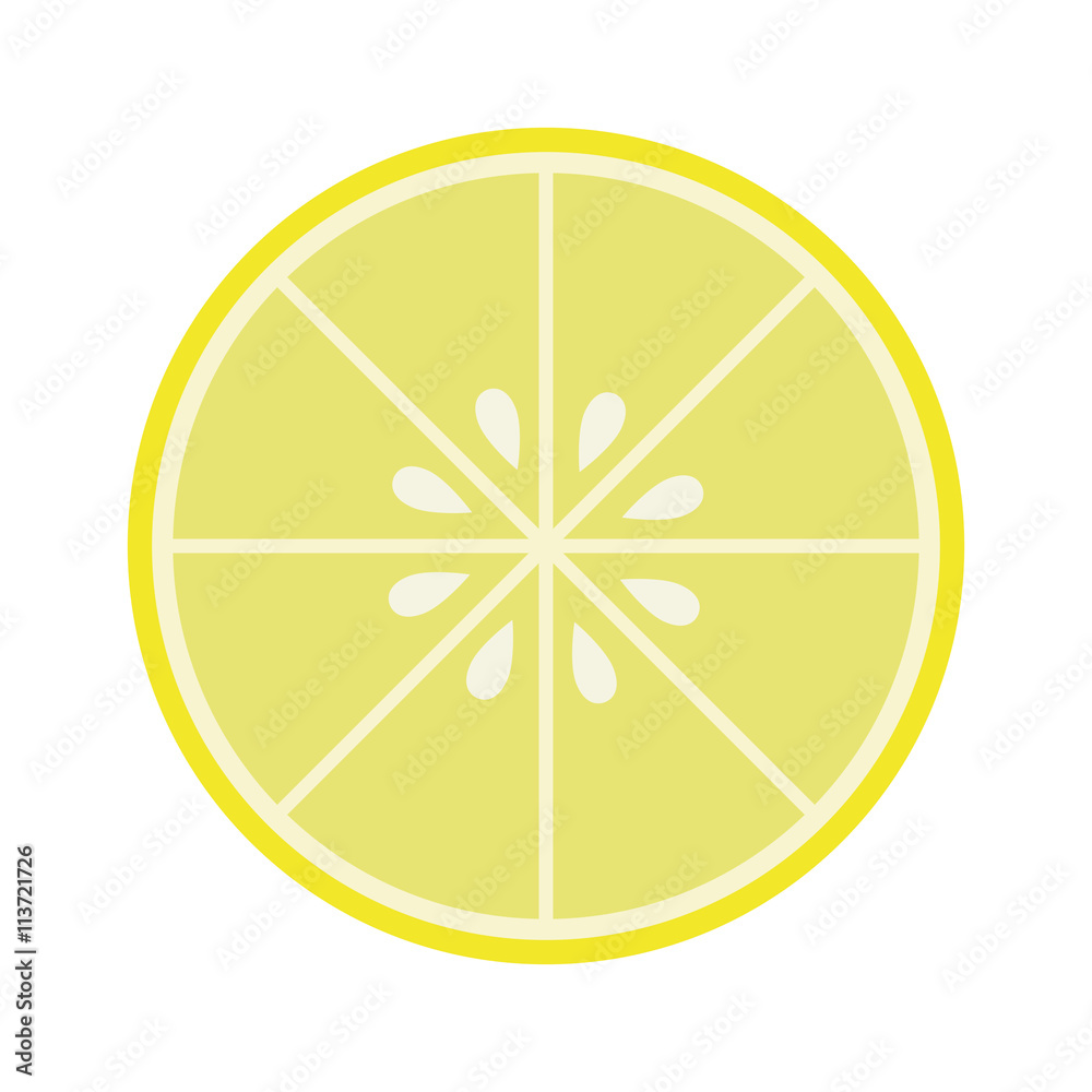 Healthy and organic food. fruit icon. vector graphic