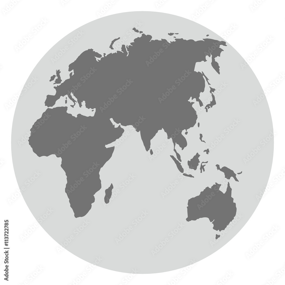 Globe vector icon. 