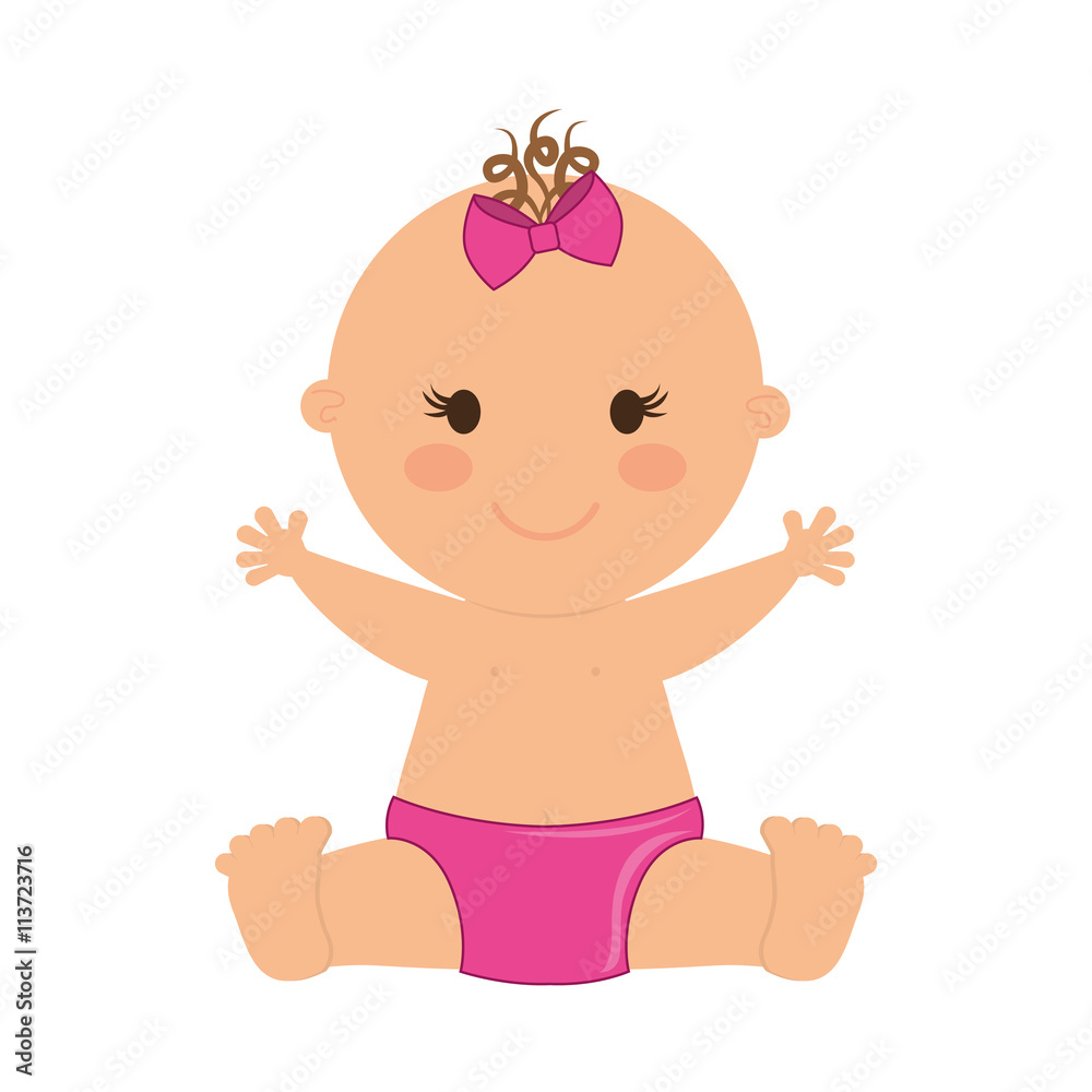 Baby kid design. infant icon. isolated image. vector graphic Baby kid design. infant icon. isolated image. vector graphic