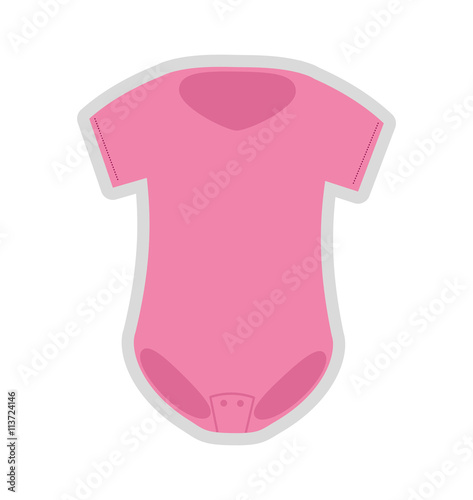 Baby cloth design. pijama icon. isolated image. vector graphic