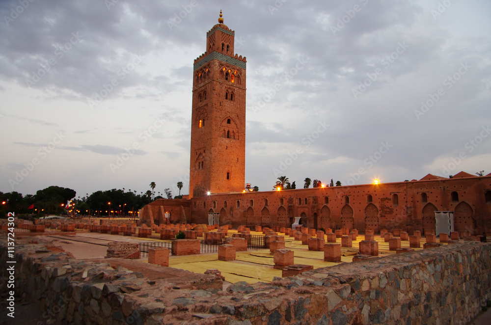 Marrakech minaret
