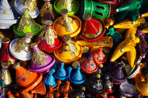 Obraz na płótnie Morocco tajines w salonie