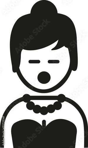Singer opera cartoon