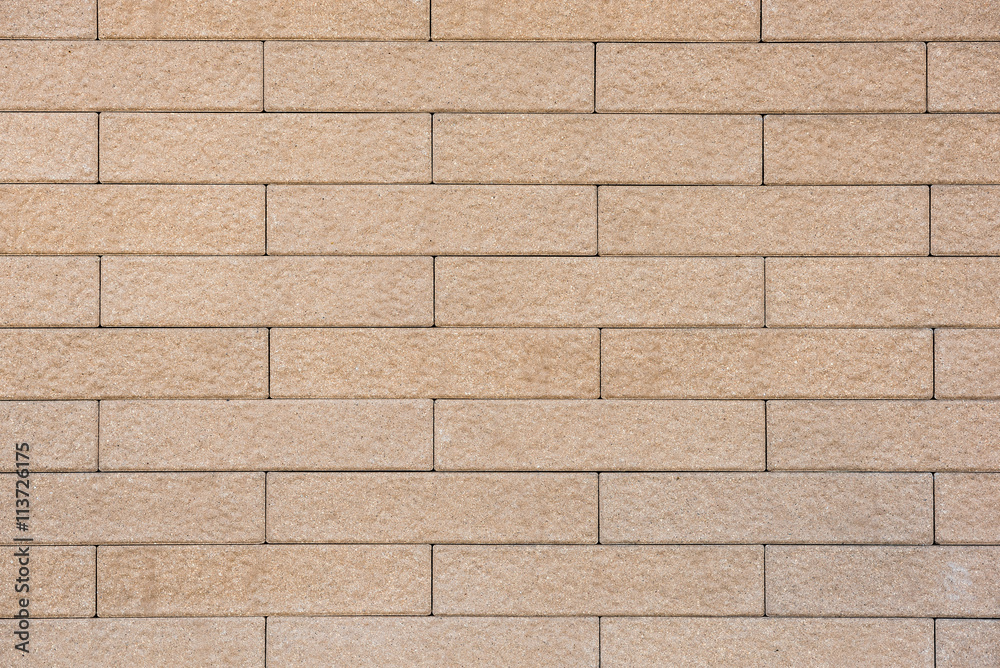 Obraz premium light brown color brick wall texture as background
