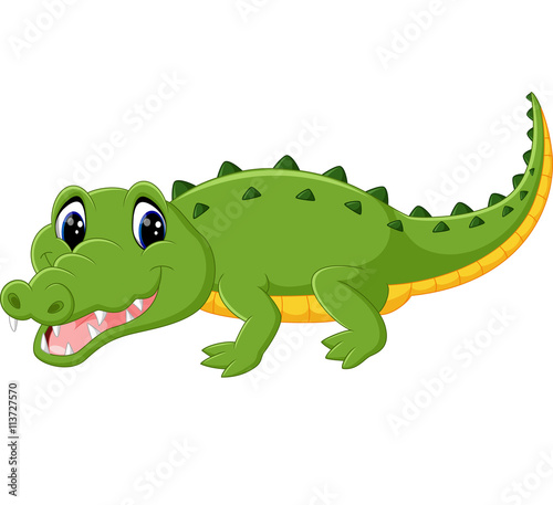 cute crocodile cartoon