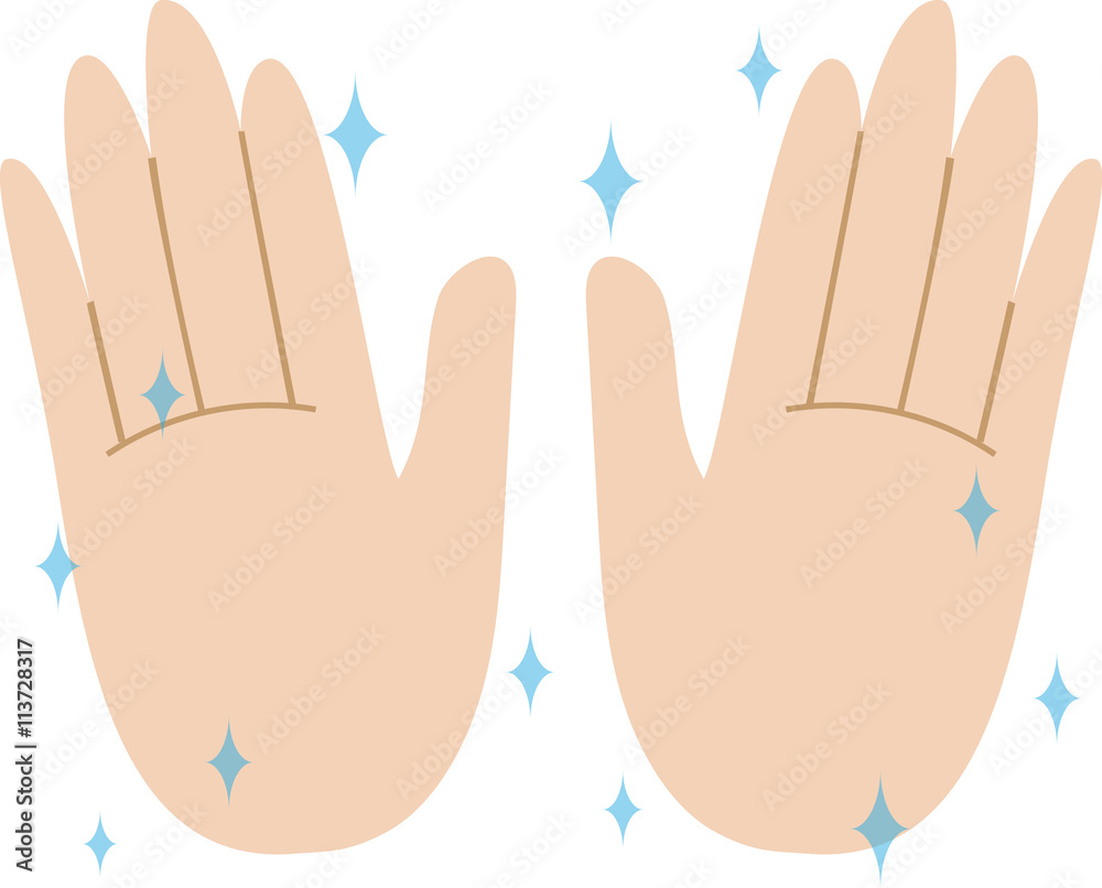 綺麗な手のひら ピカピカ Stock イラスト Adobe Stock 綺麗な手のひら ピカピカ Stock イラスト Adobe Stock