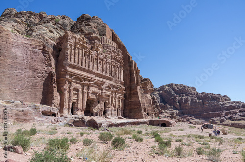 The Palace tomb of the Royal Tombs, Petra , Jordan