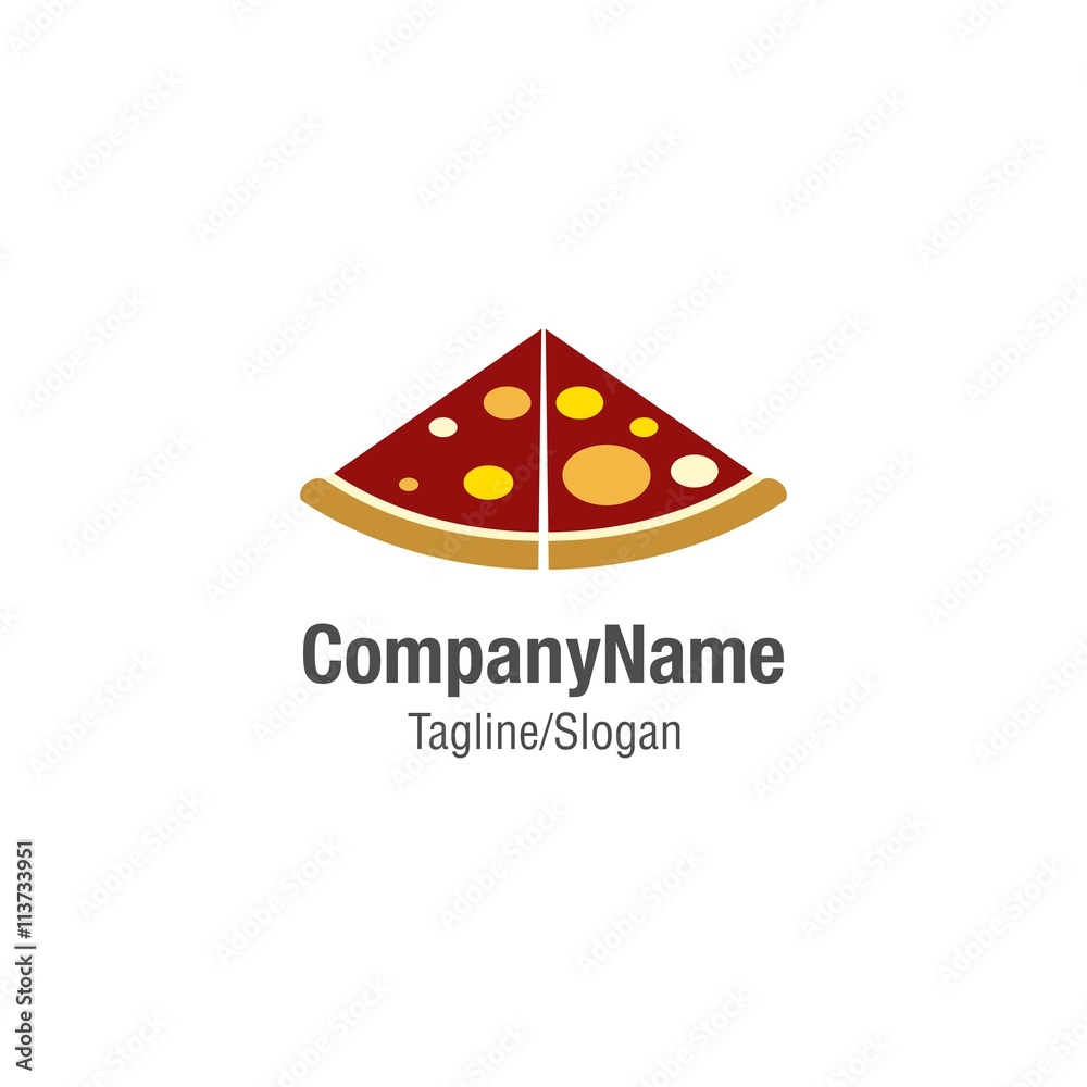 Pizza Slice Food Vector Icon Logo Pizza Slice Food Vector Icon Logo