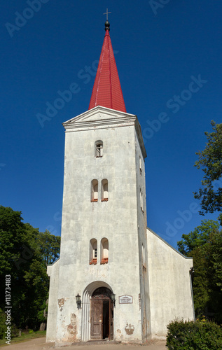 Fasade of lutheran church.