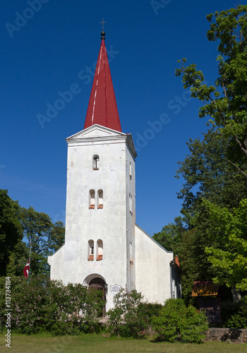 Fasade of lutheran church.